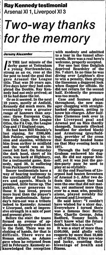 Guardian match report