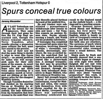 Guardian match report