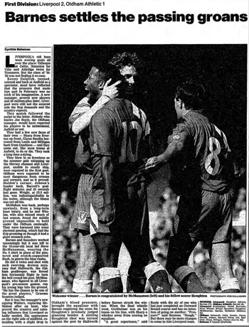 Guardian match report