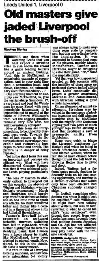 Guardian match report