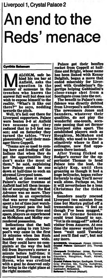 Guardian match report
