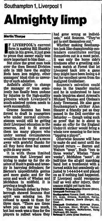 Guardian match report