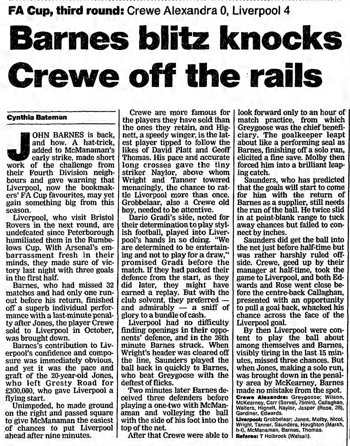 Guardian match report