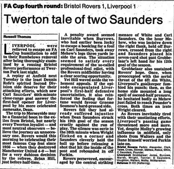 Guardian match report