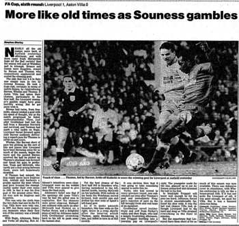 Guardian match report