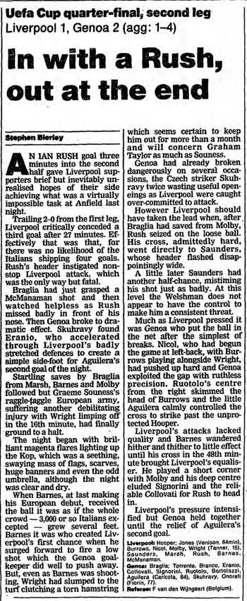 Guardian match report