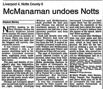 Guardian match report