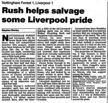 Guardian match report