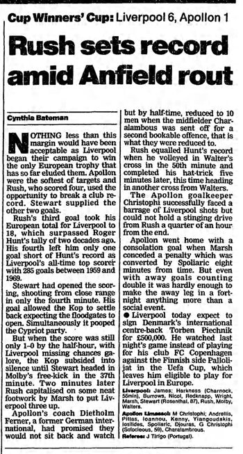 Guardian match report