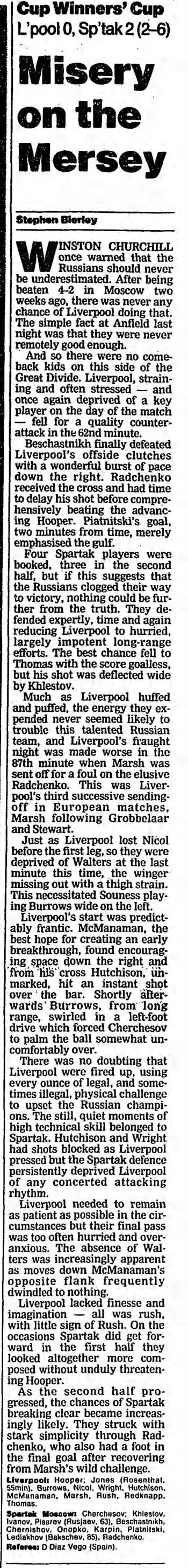 Guardian match report