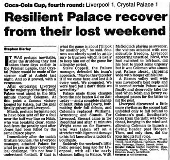 Guardian match report