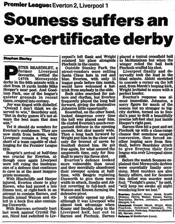 Guardian match report