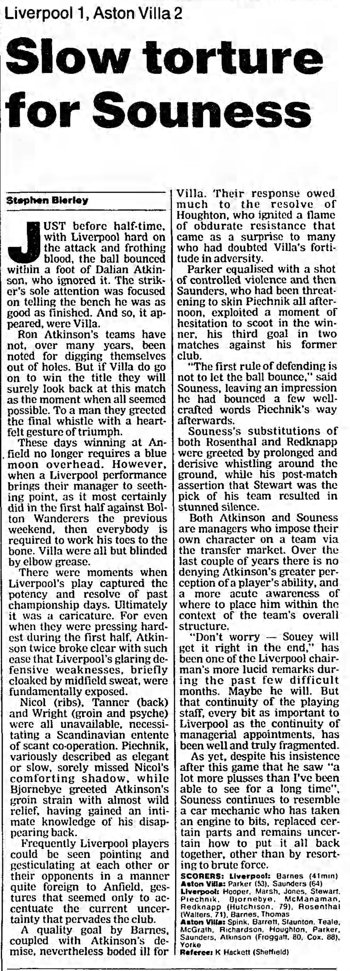 Guardian match report