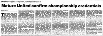 Guardian match report