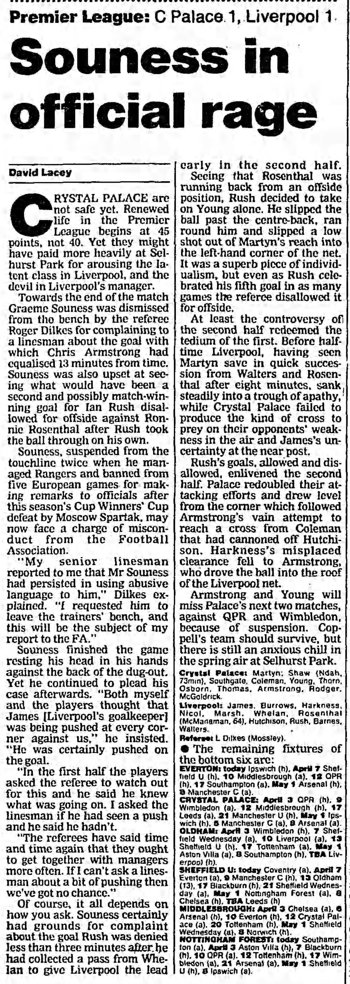 Guardian match report