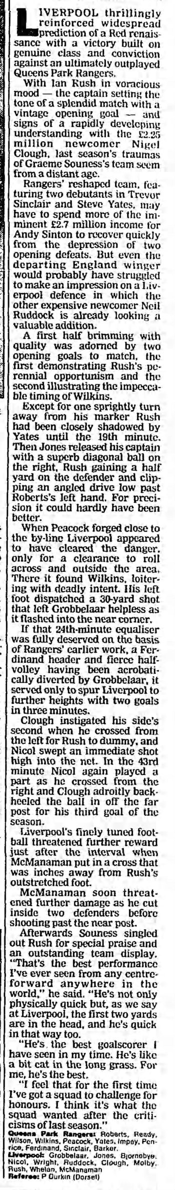 Guardian match report