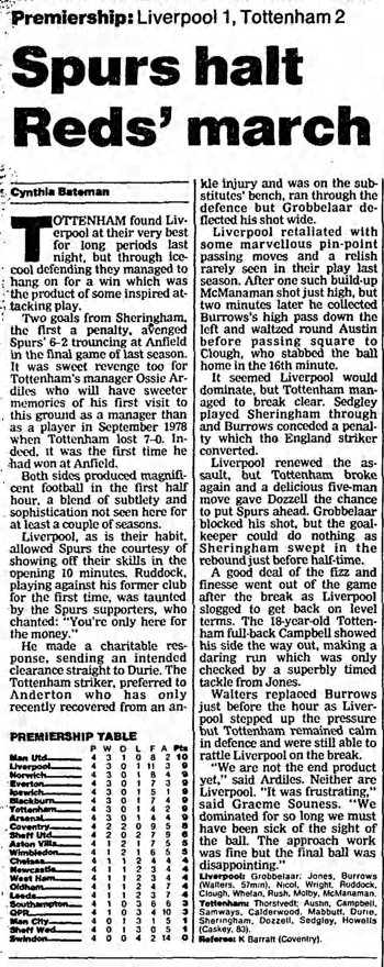 Guardian match report