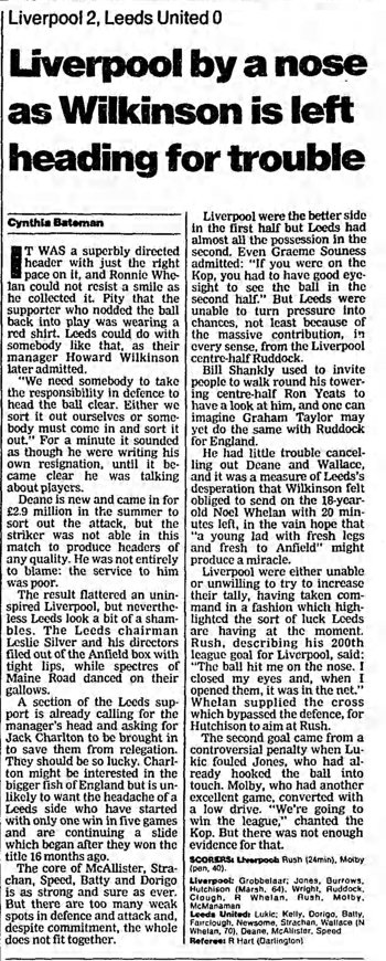Guardian match report