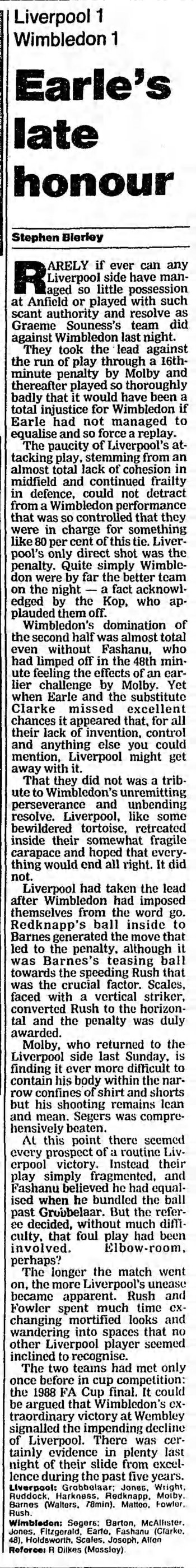 Guardian match report