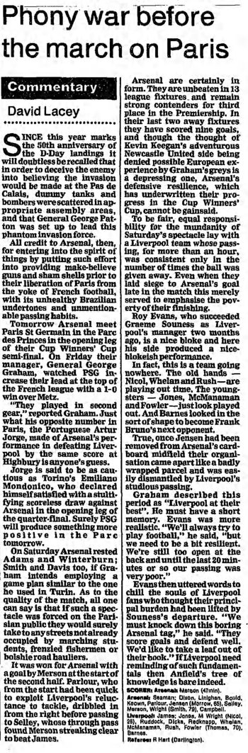 Guardian match report