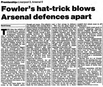 Guardian match report