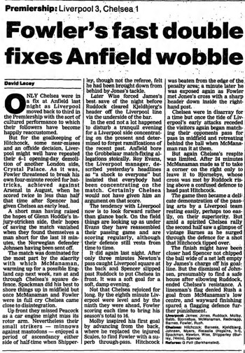 Guardian match report