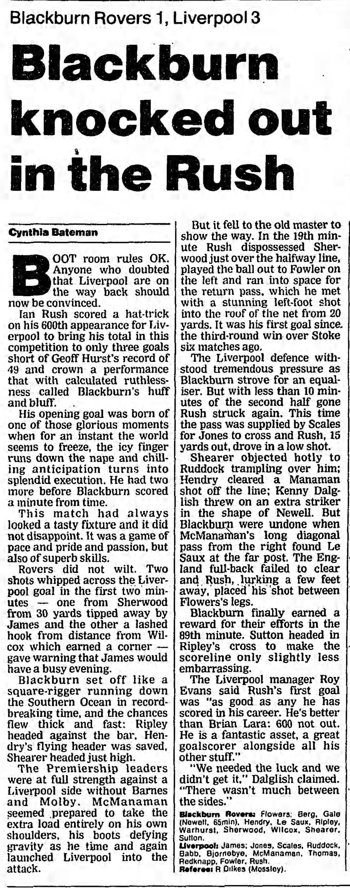 Guardian match report