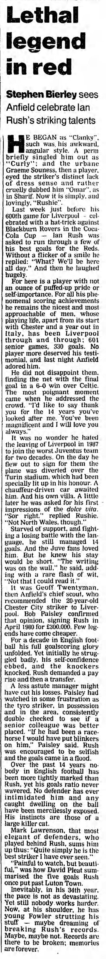Guardian match report