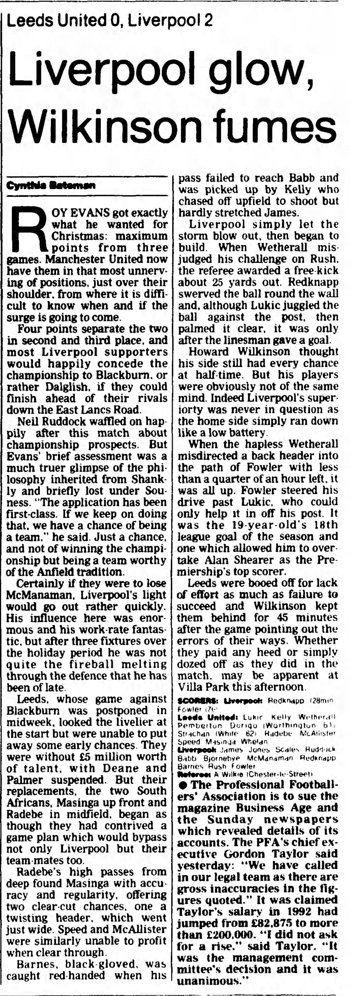 Guardian match report