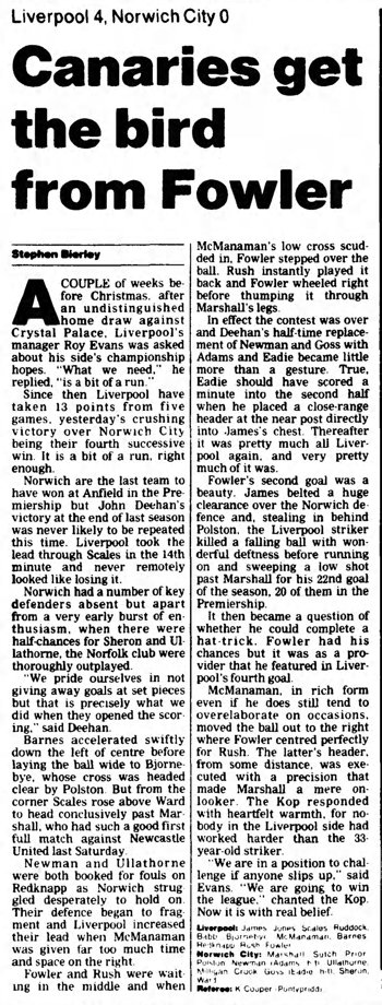 Guardian match report