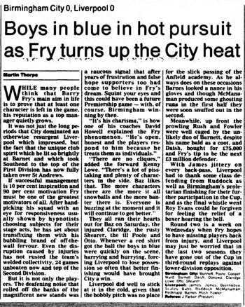 Guardian match report