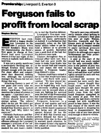 Guardian match report