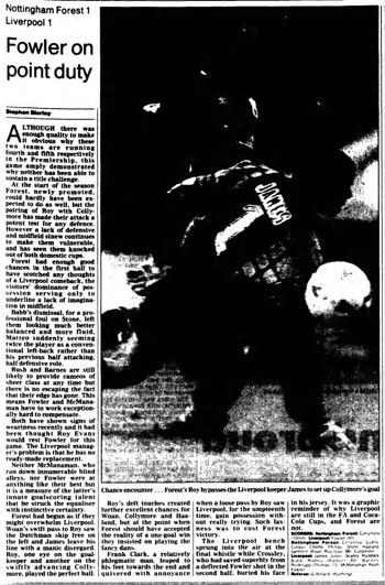 Guardian match report