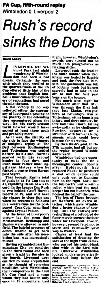 Guardian match report