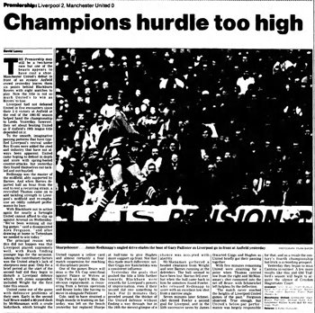 Guardian match report