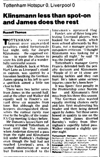 Guardian match report