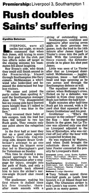 Guardian match report