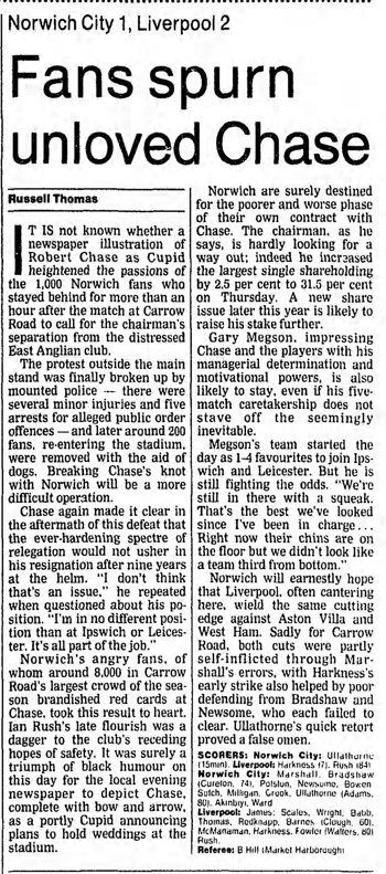 Guardian match report