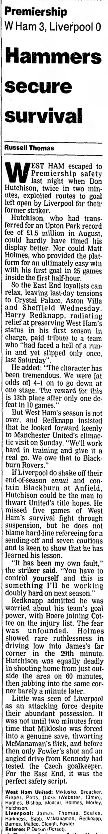 Guardian match report