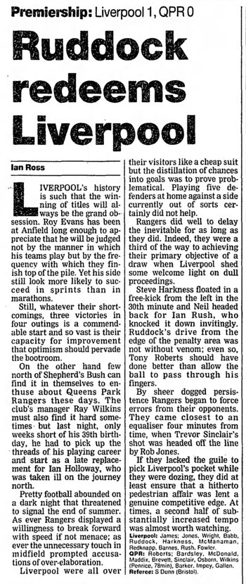 Guardian match report