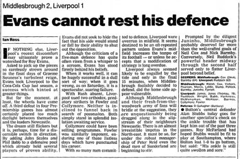 Guardian match report