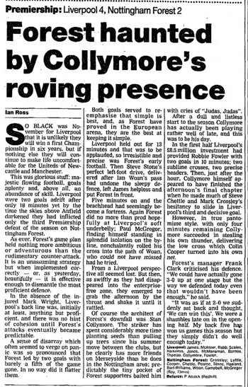 Guardian match report
