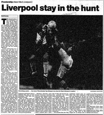 Guardian match report