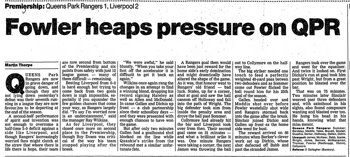 Guardian match report