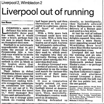 Guardian match report