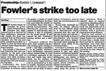 Guardian match report