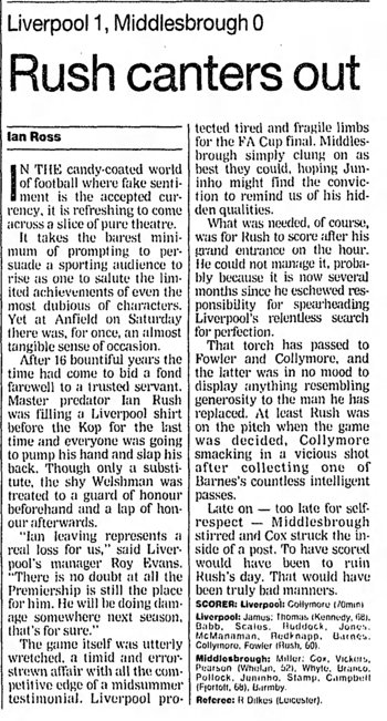 Guardian match report