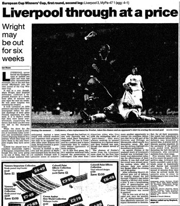 Guardian match report