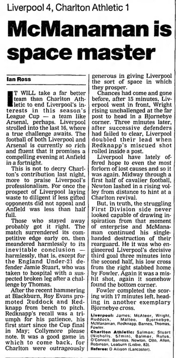 Guardian match report