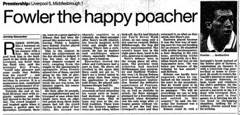 Guardian match report